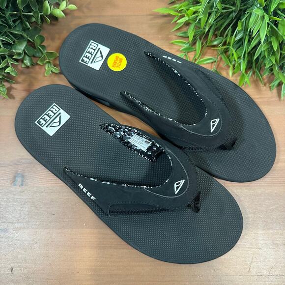 Reef Women's Fanning Flip Flop Thong Sandals Bottle Opener Size 10 - Picture 1 of 7